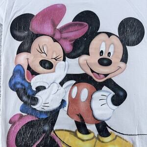 Vintage Mickey Unlimited Shirt Mens Large Disney Mickey Minnie Mouse 90s USA